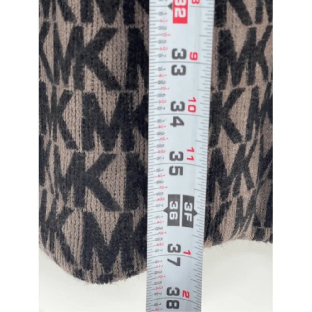 MICHAEL Michael Kors Scarf Infinity Women‎ One Size Brown Black Logo Wrap New